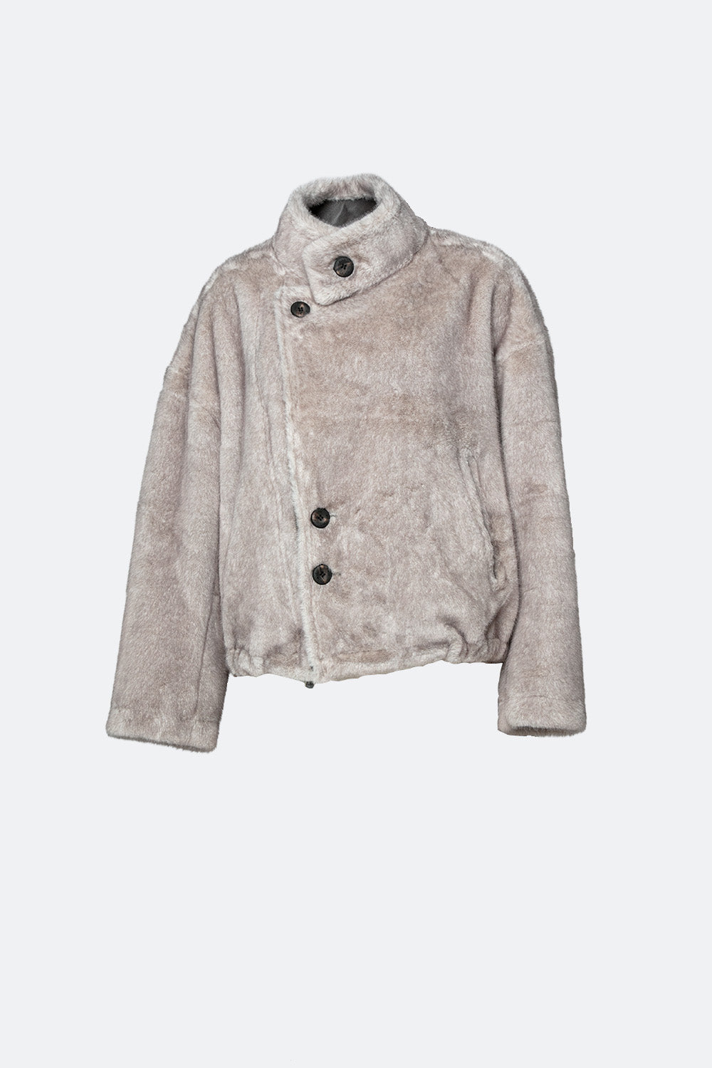 Viktoria Shearling Style Green/Grey