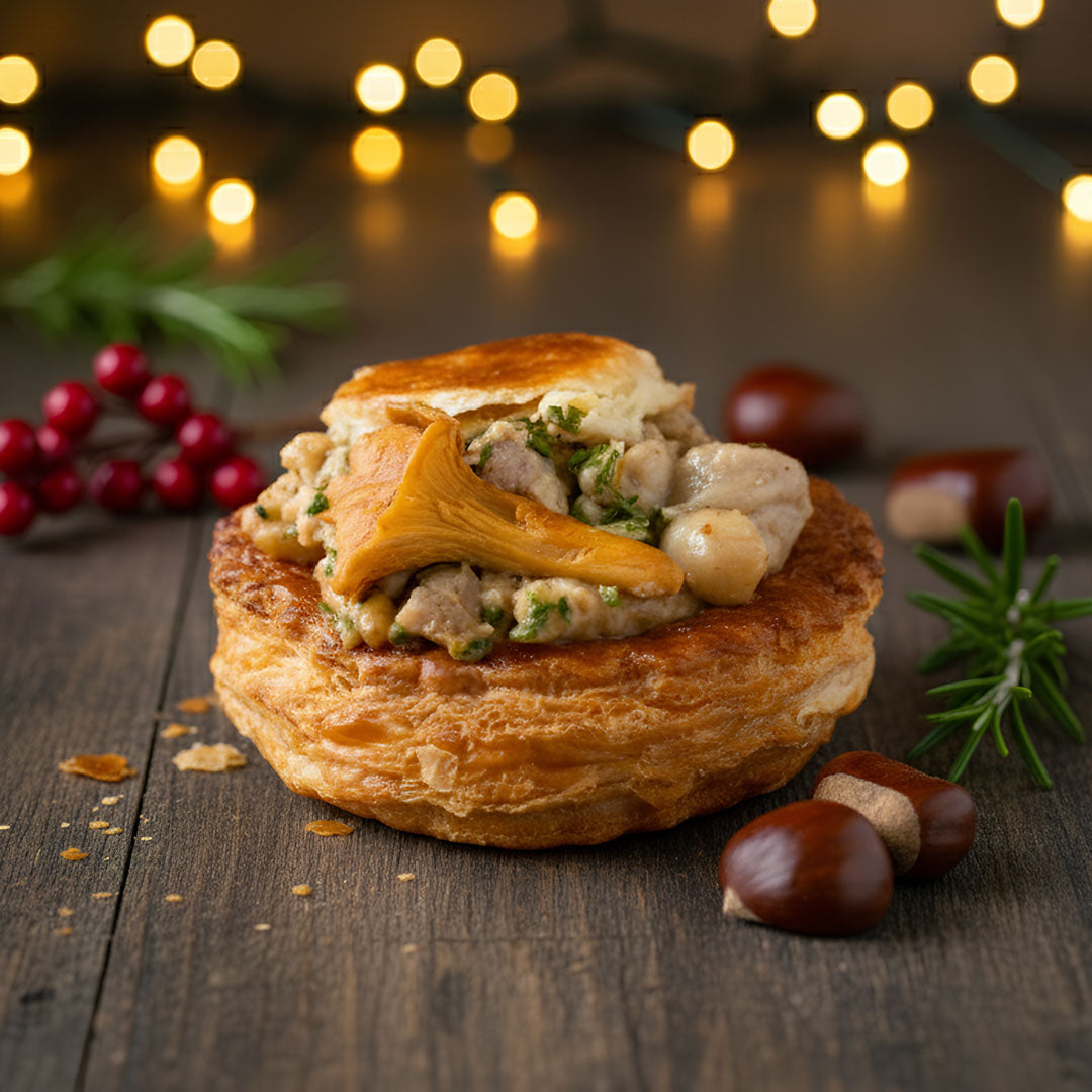 Prestige Vol-au-Vent with Sweetbreads, Chanterelles & Chestnuts