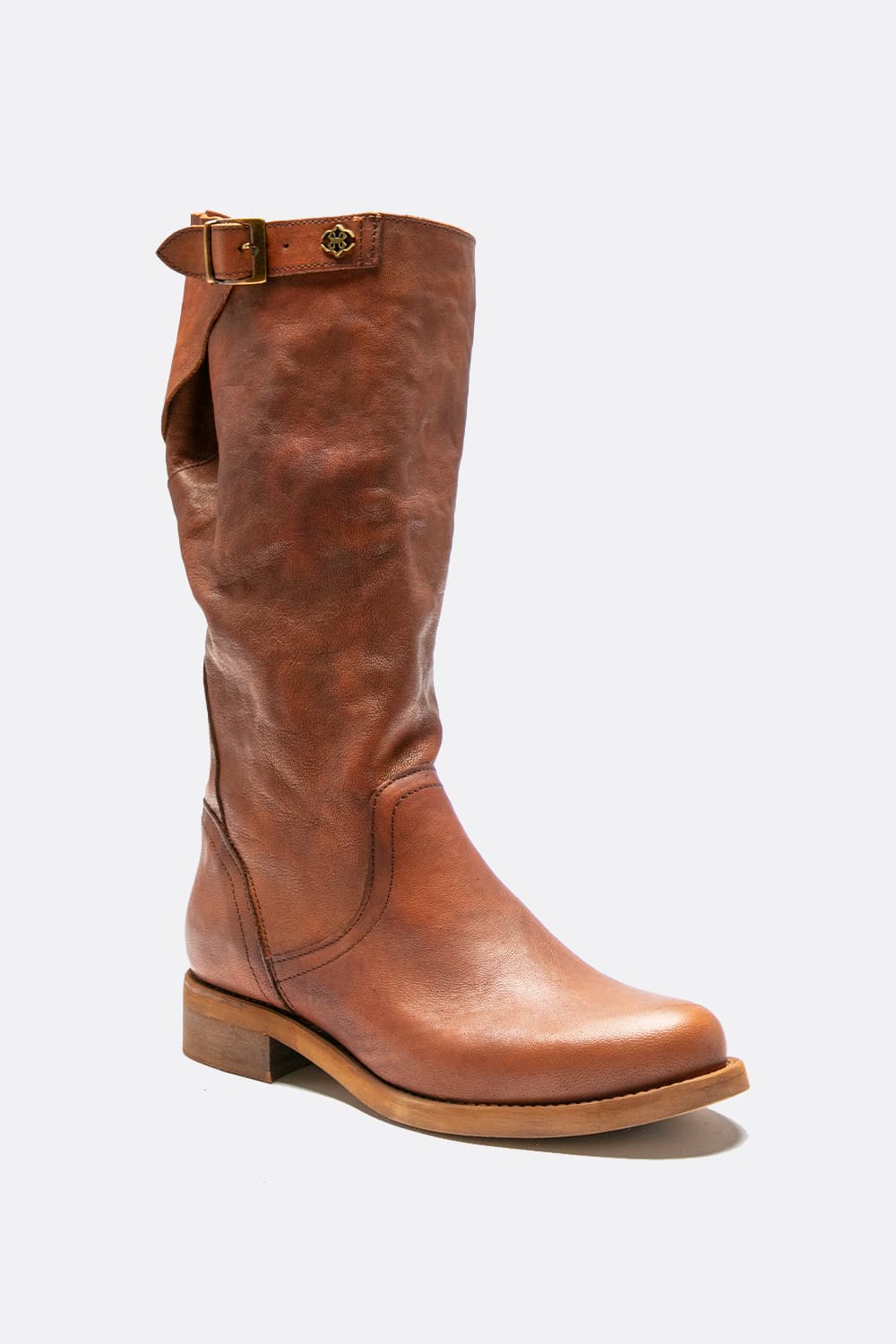 Stivale Volterra Sfoderato 100% vera pelle Made in italy - Barone Firenze