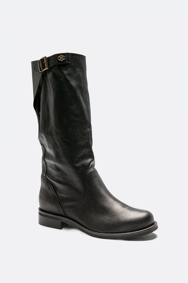 Stivale Volterra Sfoderato 100% vera pelle Made in italy - Barone Firenze