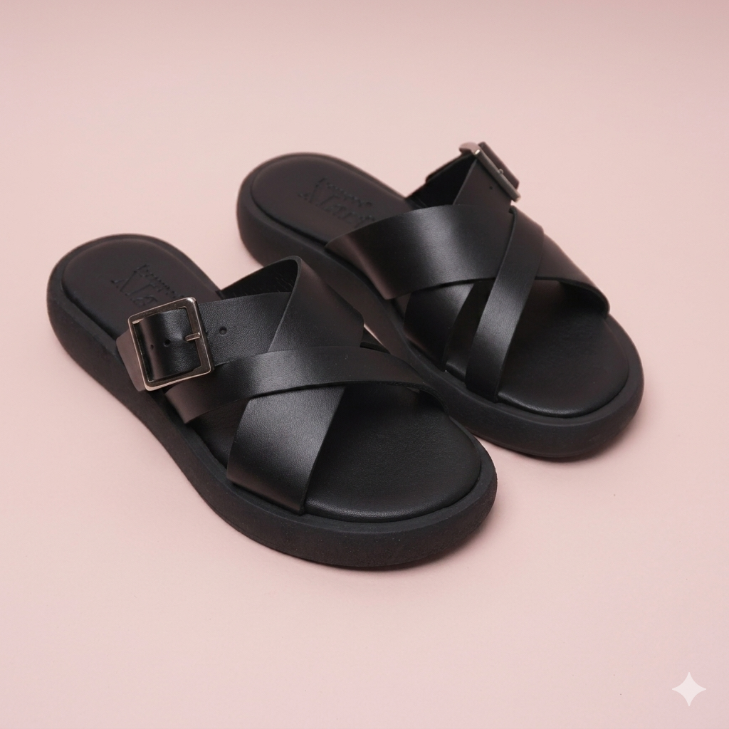 Volusia Black Sandal