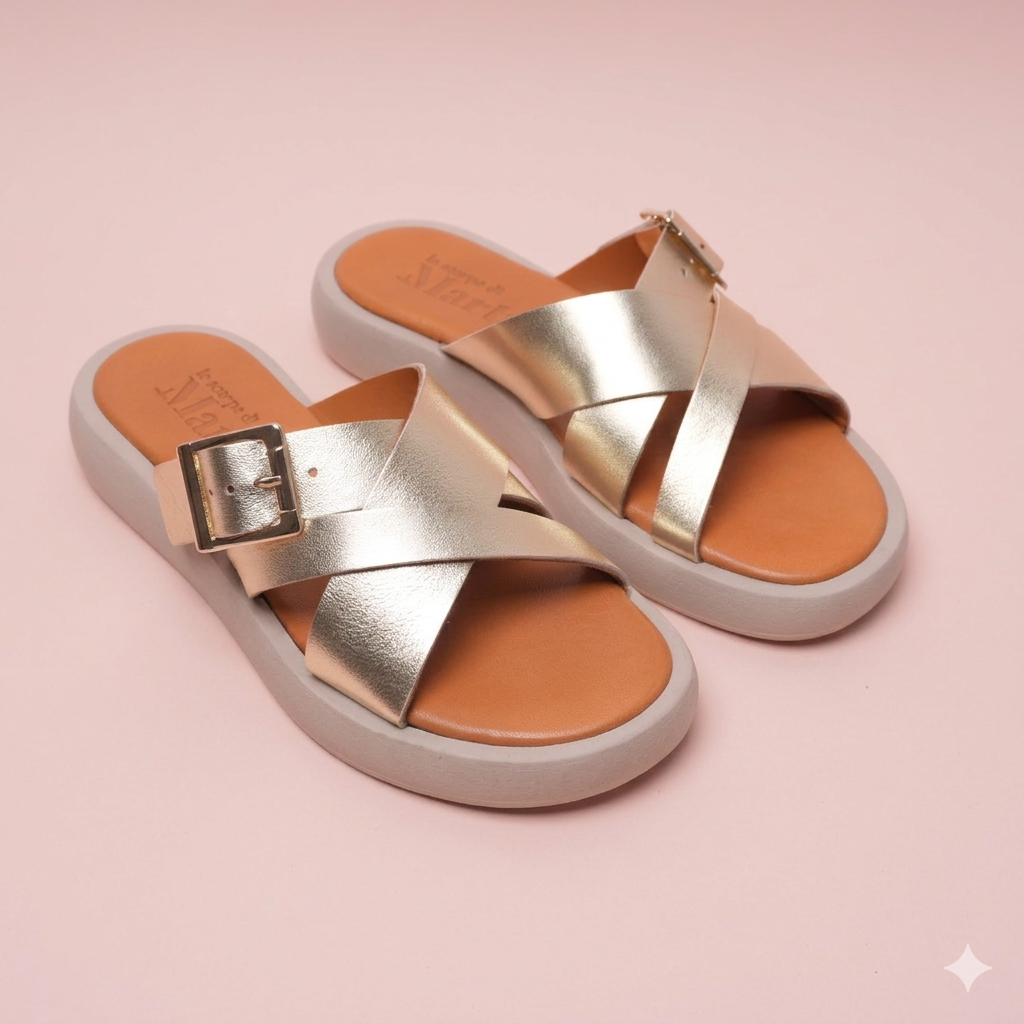 Volusia Platinum Sandal