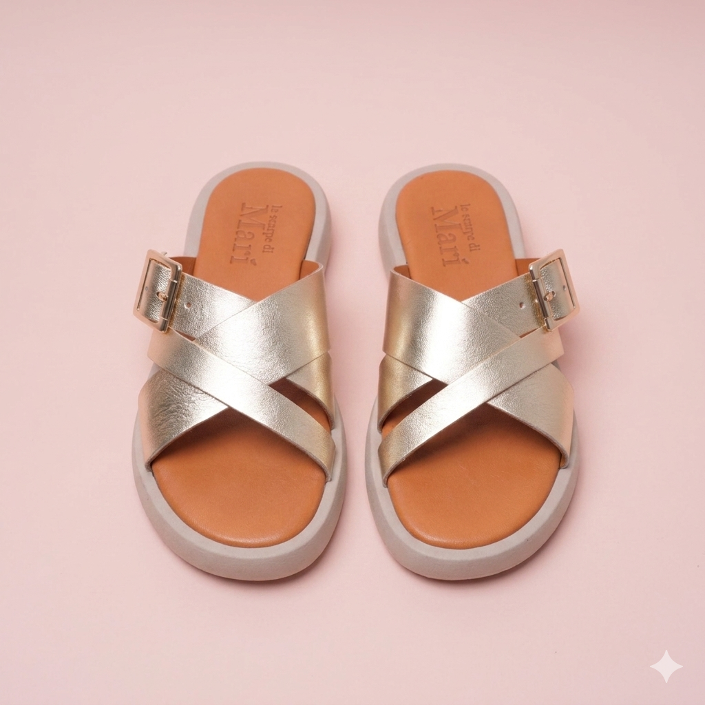 Volusia Platinum Sandal