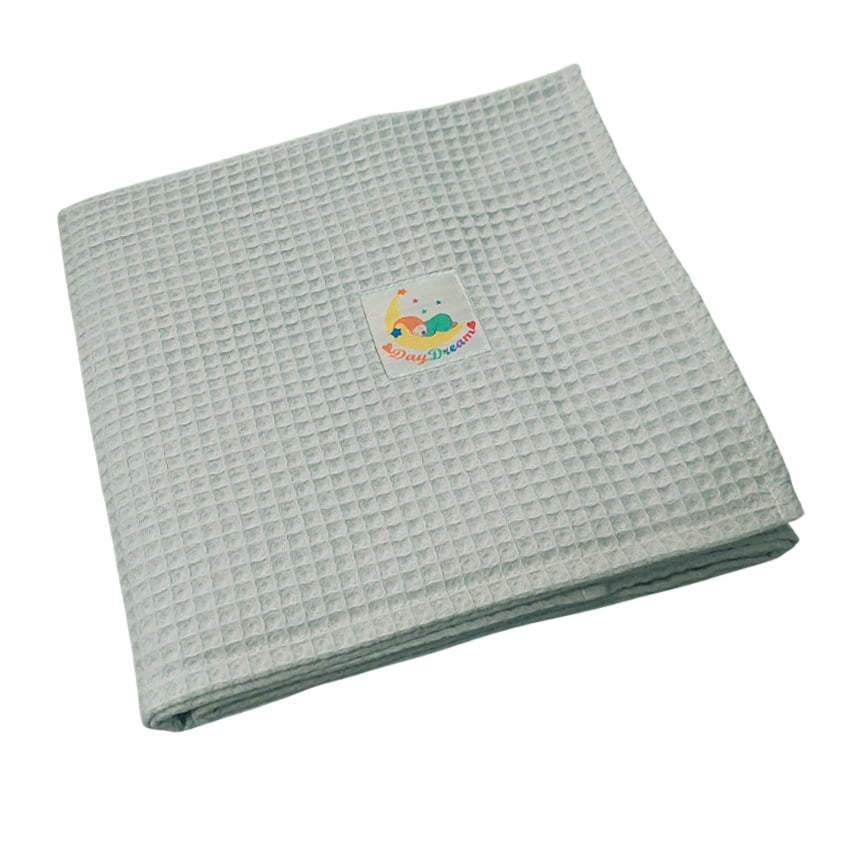 Waffle Blanket - Ash Green