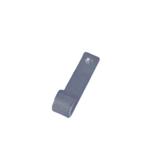 The industrial hooks with oak shelf