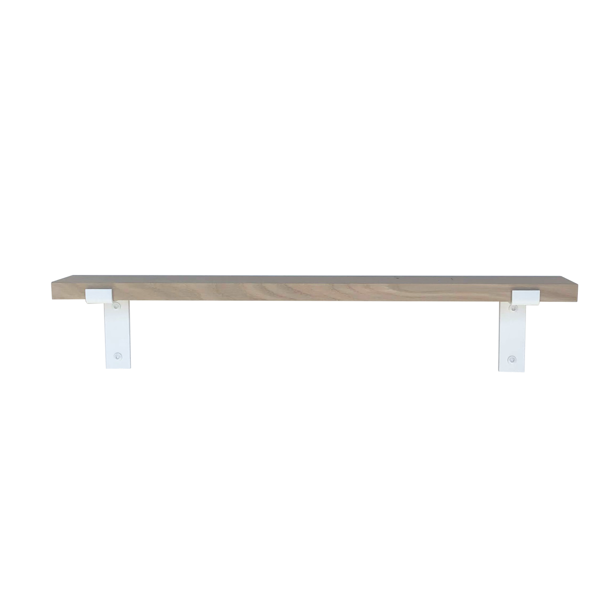 De Industriële Plankdragers L-vorm met eiken plank – 10 cm