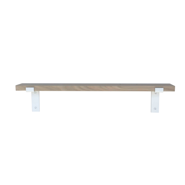 De Industriële Plankdragers L-vorm met eiken plank – 10 cm
