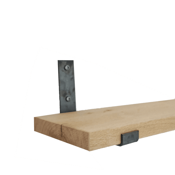 The Industrial L-Shaped Shelf Brackets UP Without Coating – 20 cm