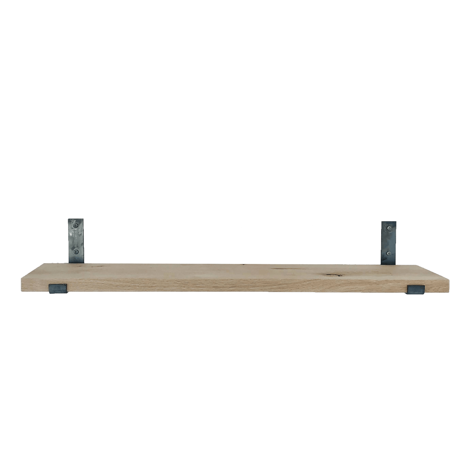 The Industrial L-Shaped Shelf Brackets UP Without Coating – 20 cm