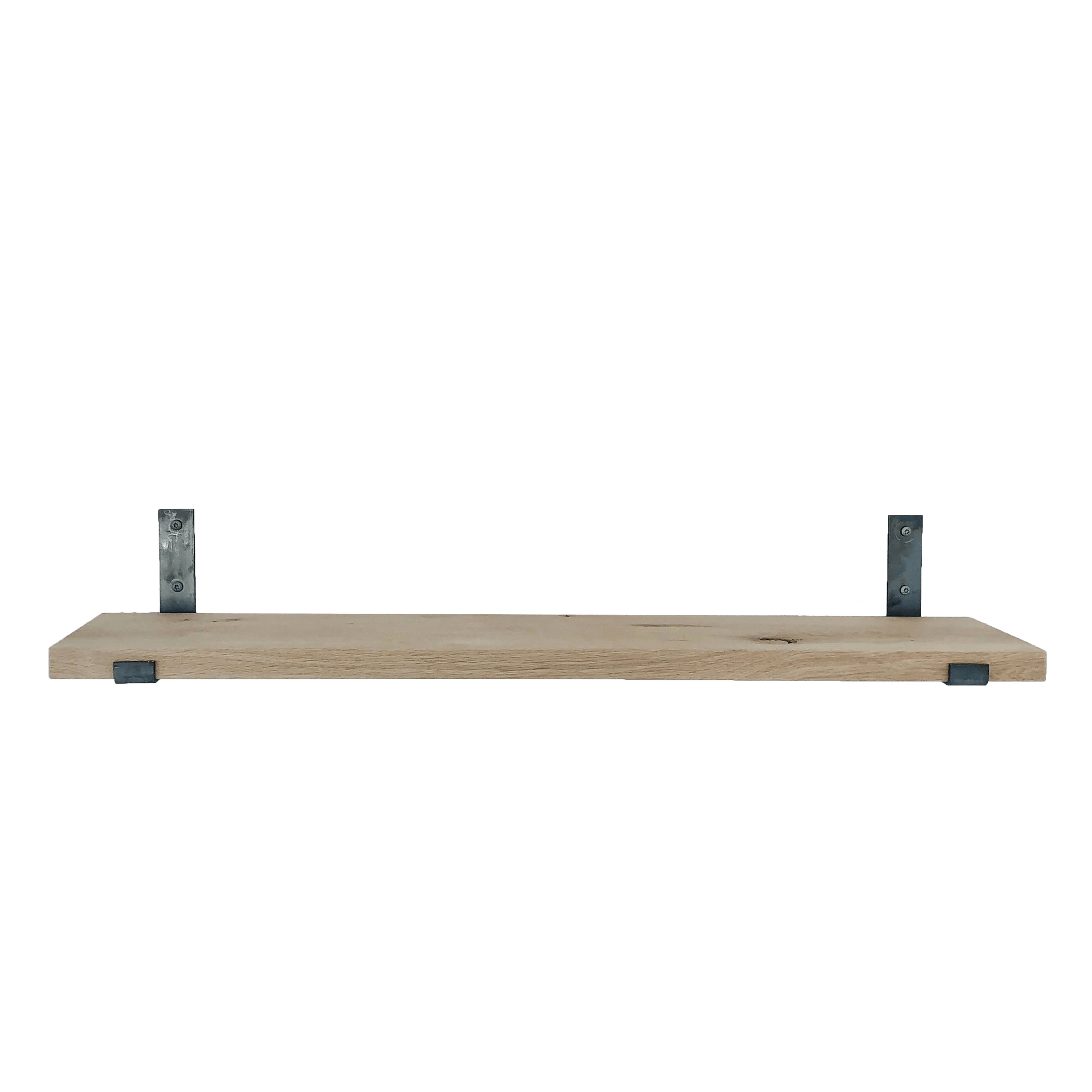 The Industrial L-Shaped Shelf Brackets UP Without Coating – 20 cm
