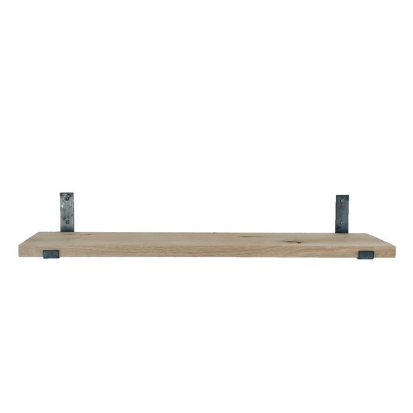 The Industrial L-Shaped Shelf Brackets UP Without Coating – 20 cm
