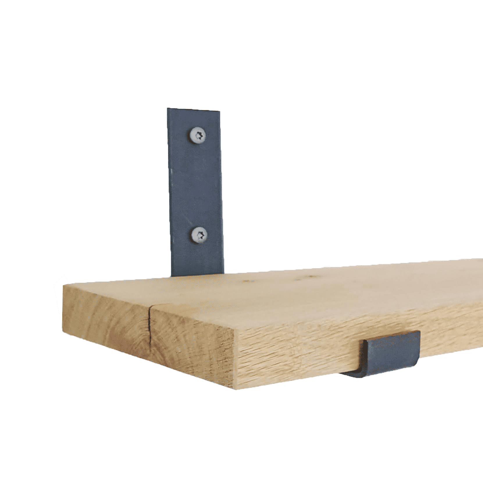 De Industriële Plankdragers L-vorm UP Mat Blank – 20 cm