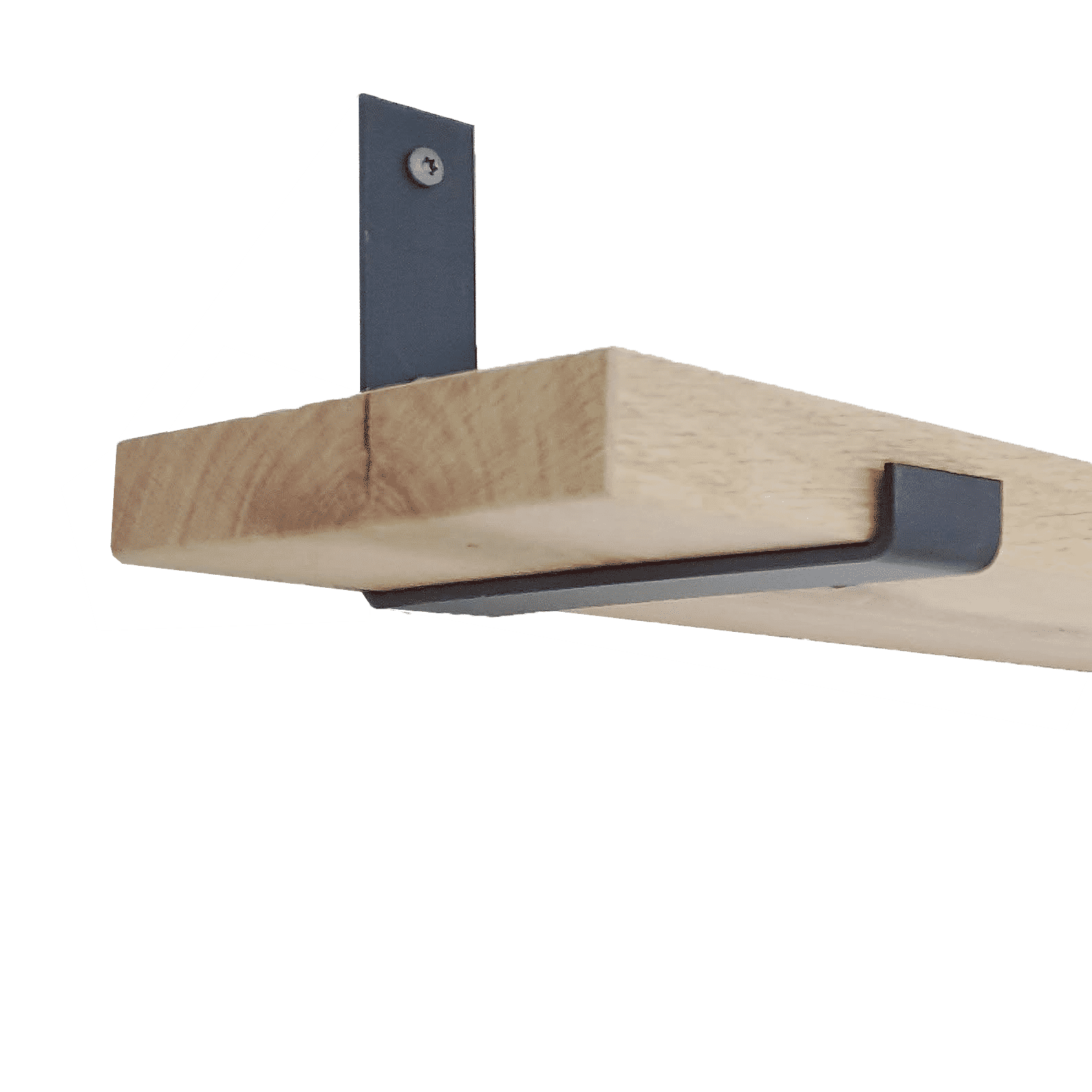 De Industriële Plankdragers L-vorm UP Mat Blank – 20 cm