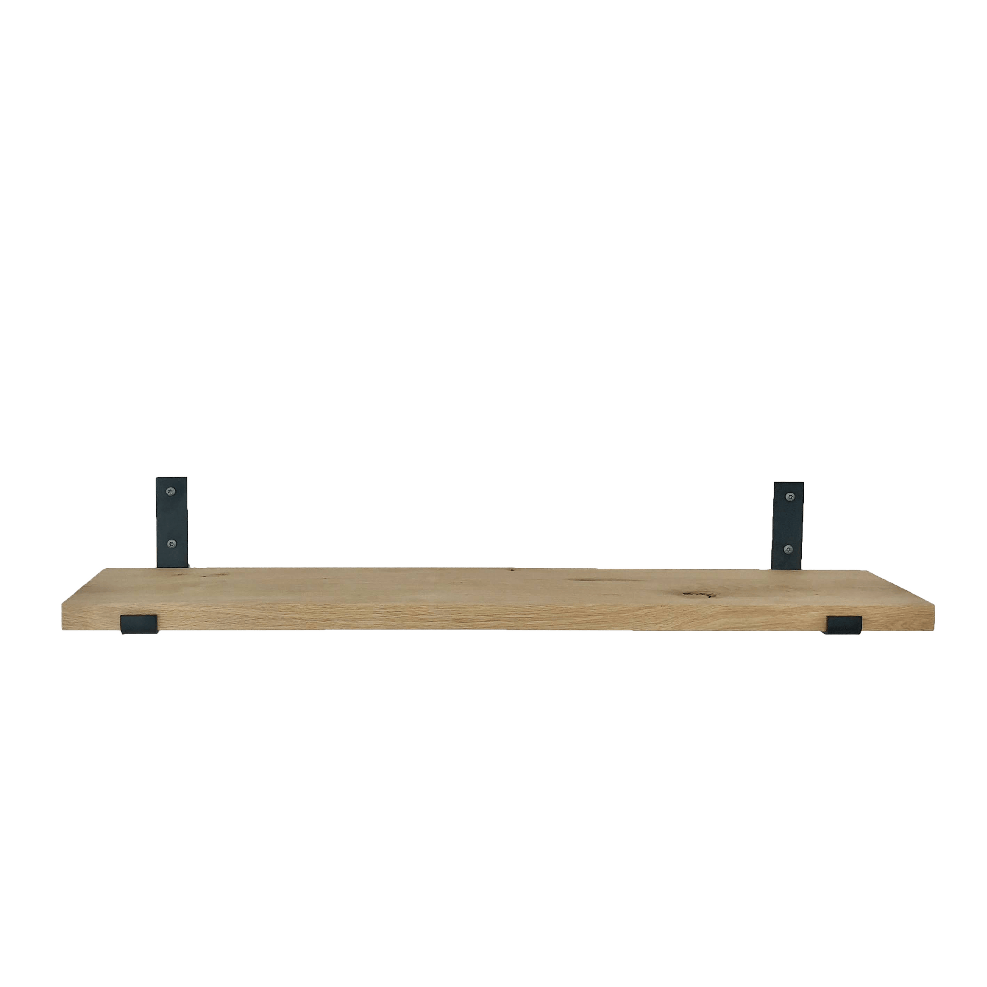 De Industriële Plankdragers L-vorm UP Mat Zwart – 20 cm