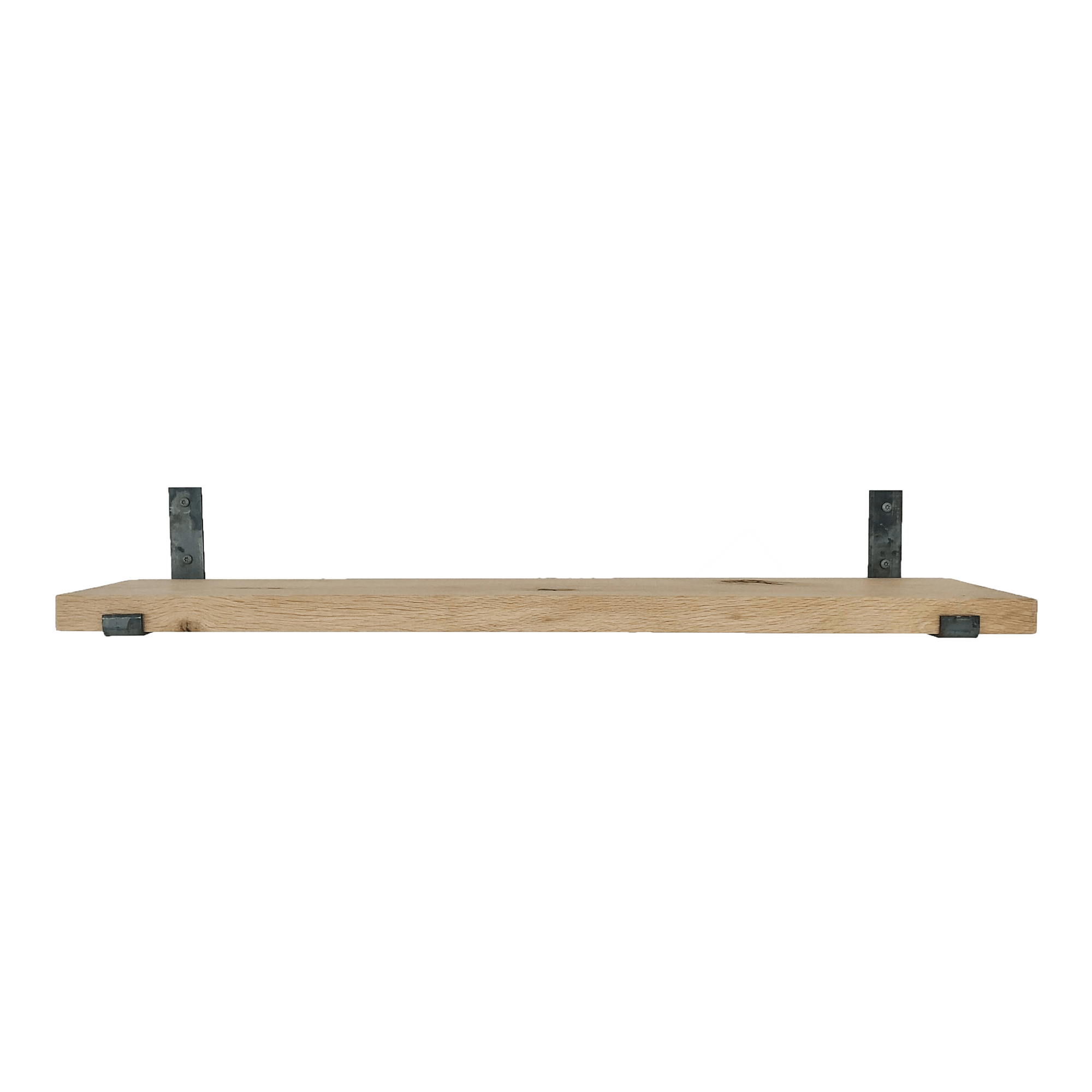 The Industrial L-Shaped Shelf Brackets UP Without Coating – 25 cm
