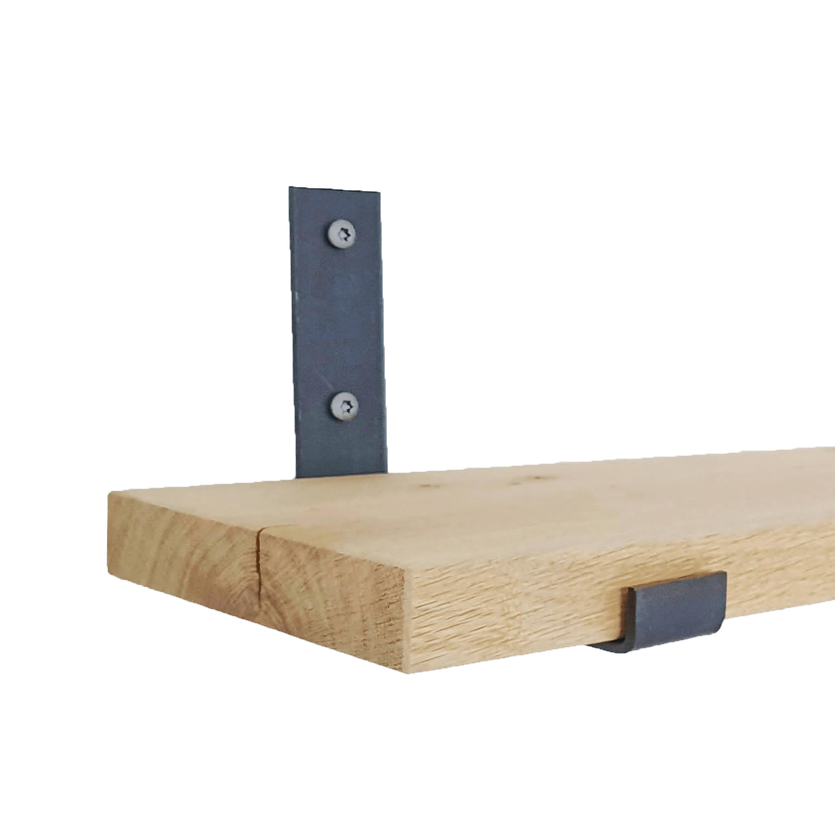 De Industriële Plankdragers L-vorm UP Mat Blank – 25 cm