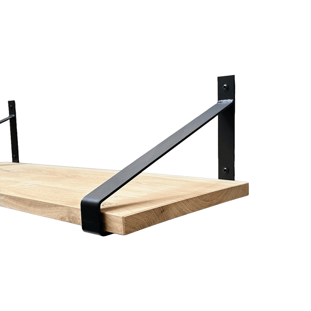 De Industriële Plankdragers met eiken plank - 35 cm