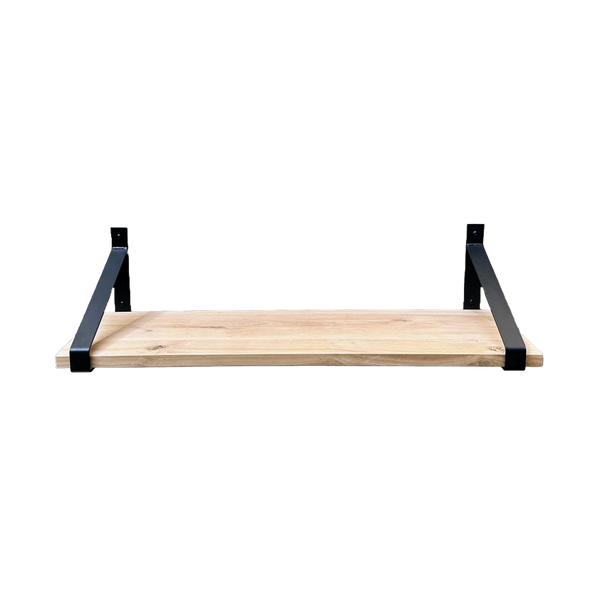 De Industriële Plankdragers met eiken plank - 35 cm