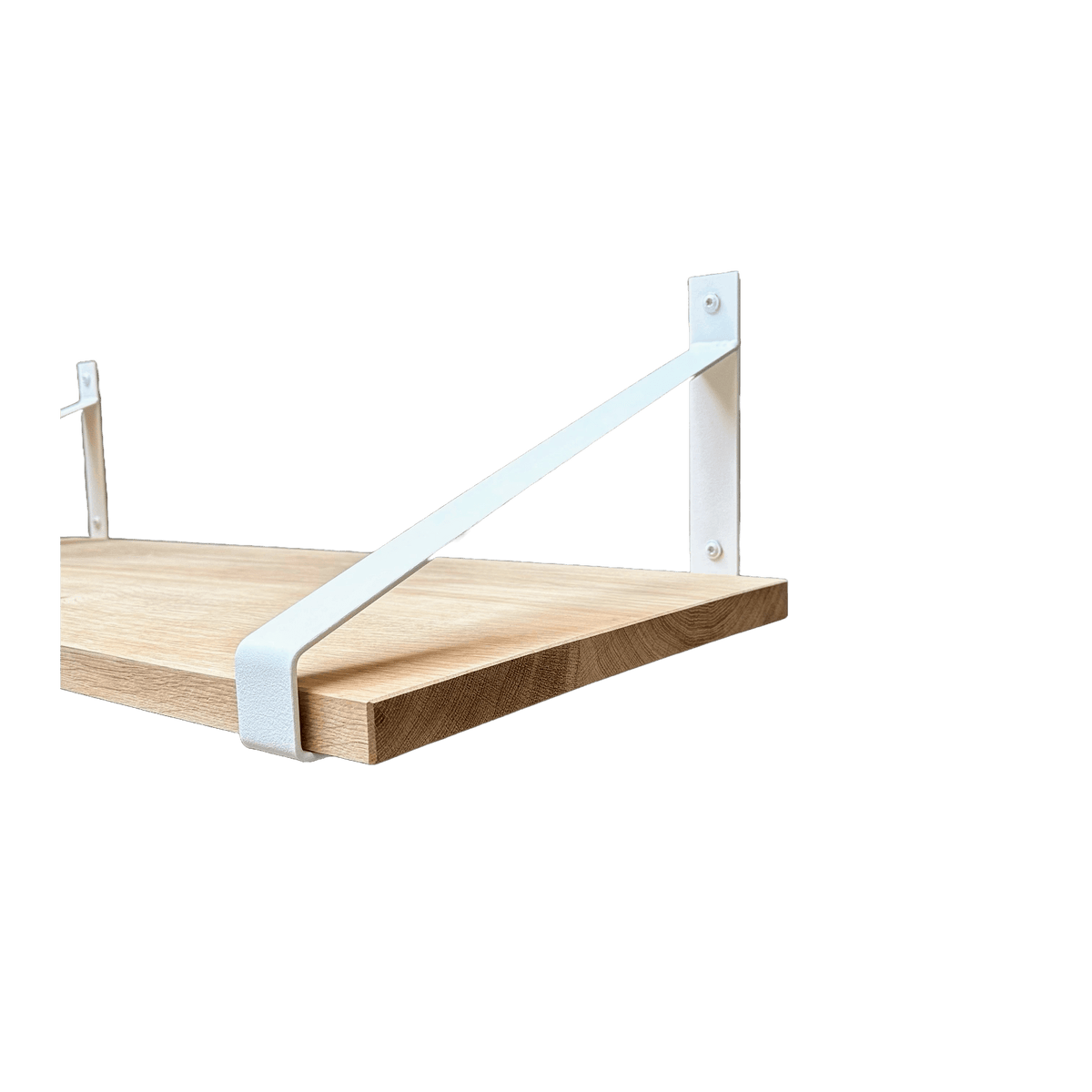 De Industriële Plankdragers met eiken plank - 40 cm