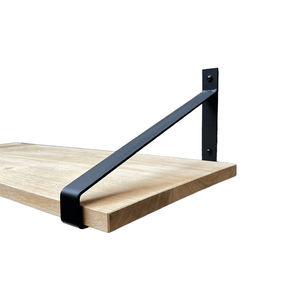 De Industriële Plankdragers met eiken plank - 40 cm