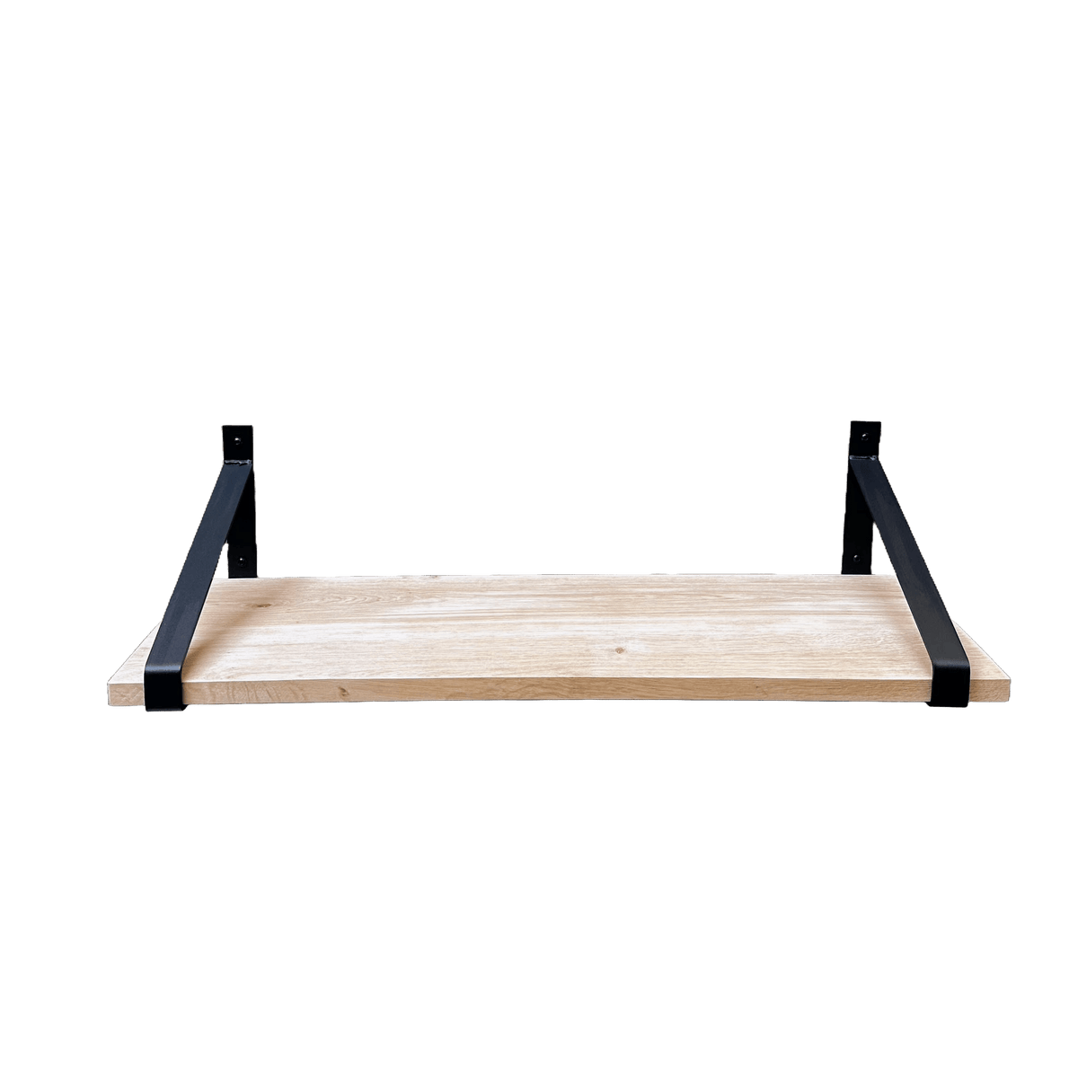 De Industriële Plankdragers met eiken plank - 40 cm