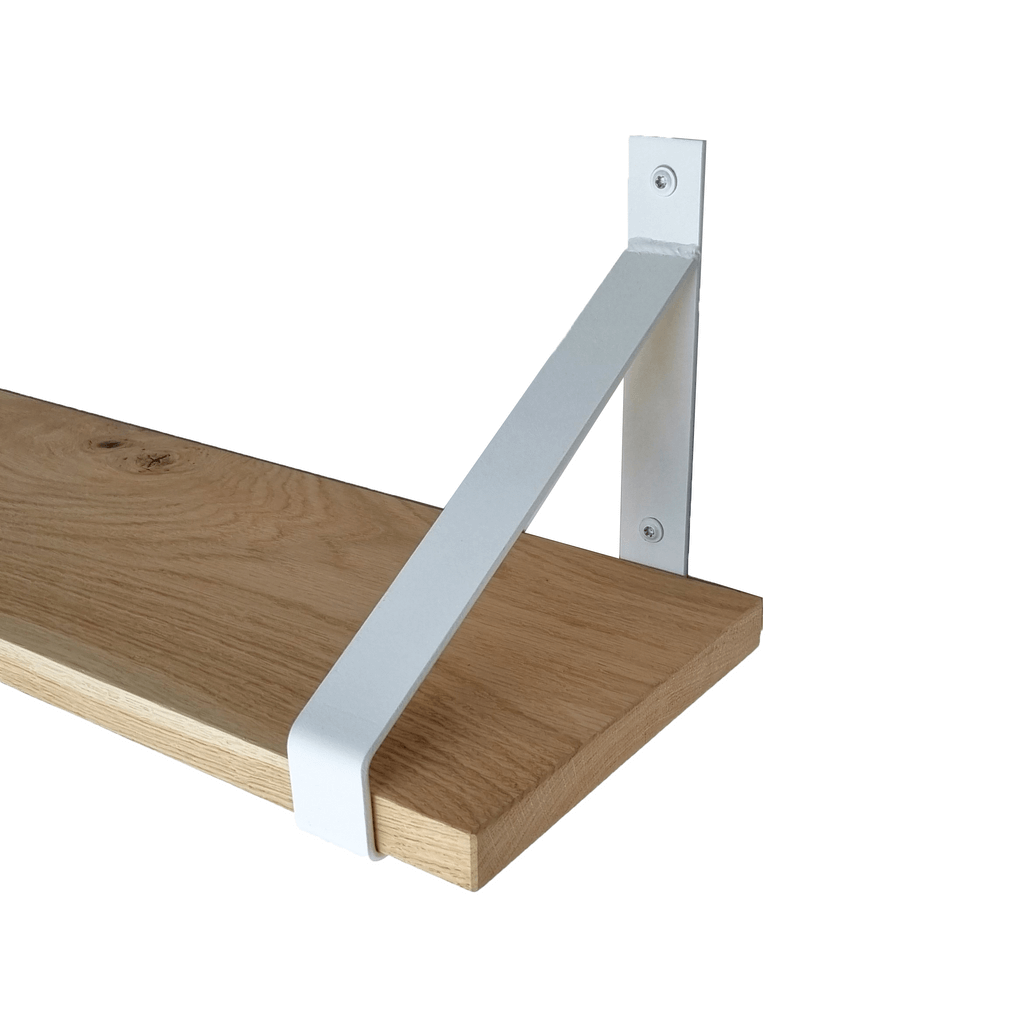 De Industriële Plankdragers Mat Wit - 25 cm