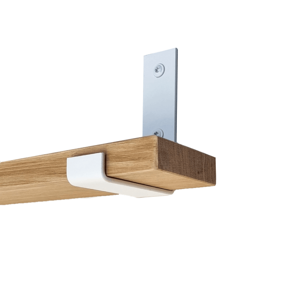 De Industriële Plankdragers L-vorm UP Mat Wit – 10 cm