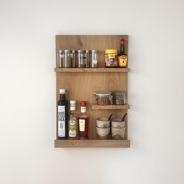 Tablero de Pared de Madera de Roble - 60x40 cm - Evi