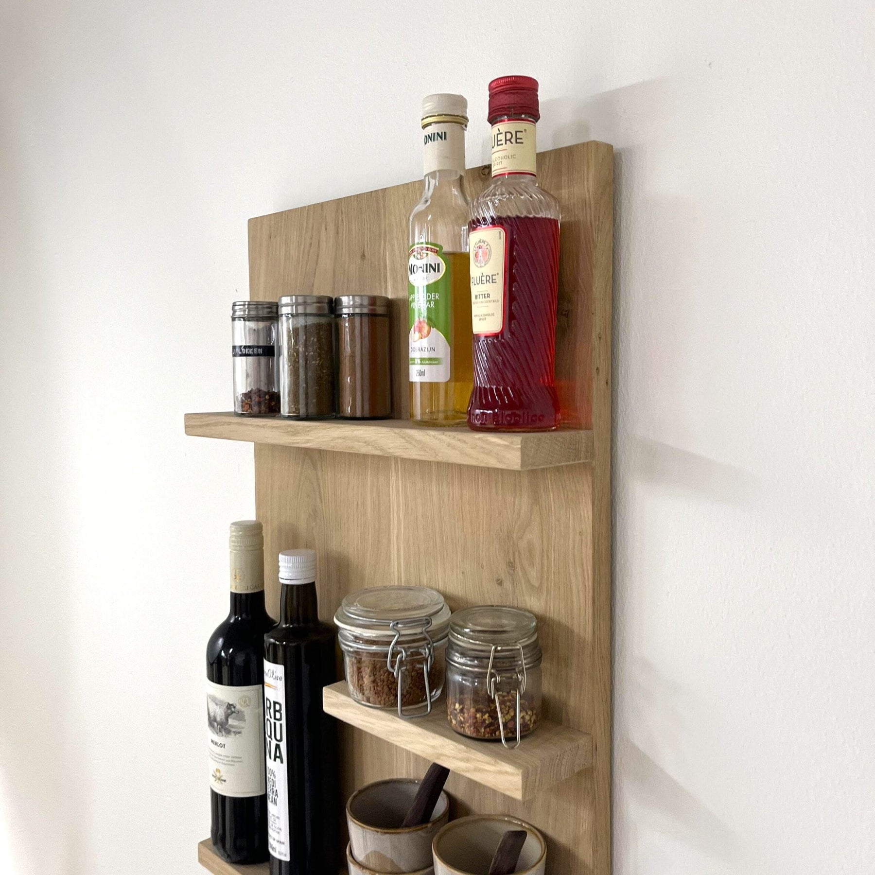Planche Murale en Bois Chêne - 60x40 cm - Jade