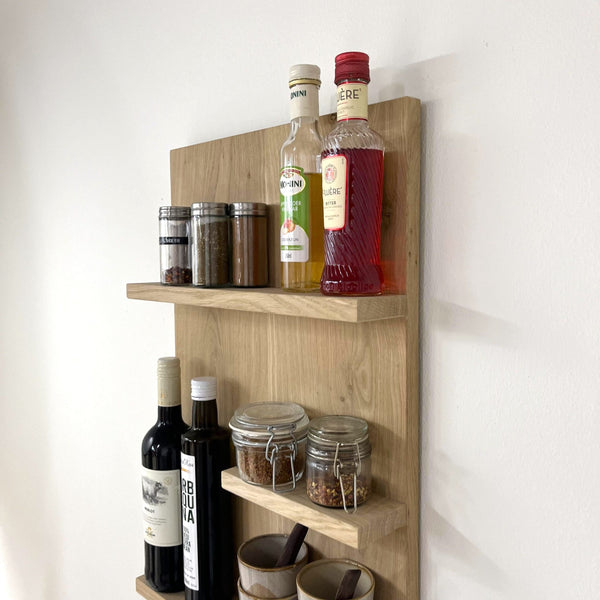 Planche Murale en Bois Chêne - 60x40 cm - Jade