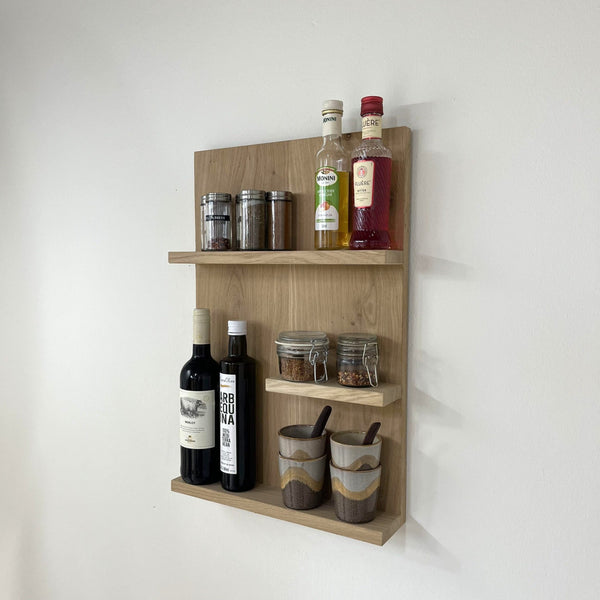 Planche Murale en Bois Chêne - 60x40 cm - Jade
