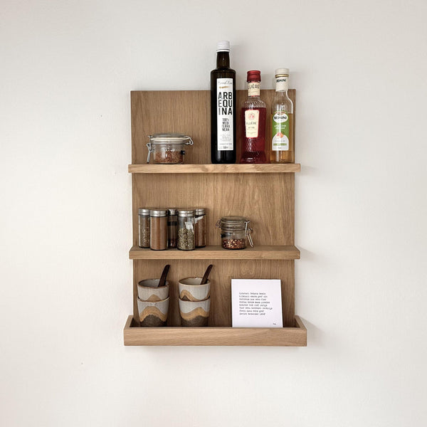 Tablero de pared de madera de roble - 60x40 cm - Linde