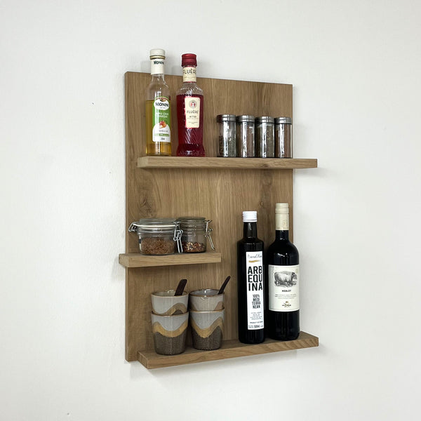 Planche Murale en Bois Chêne - 60x40 cm - Guusje