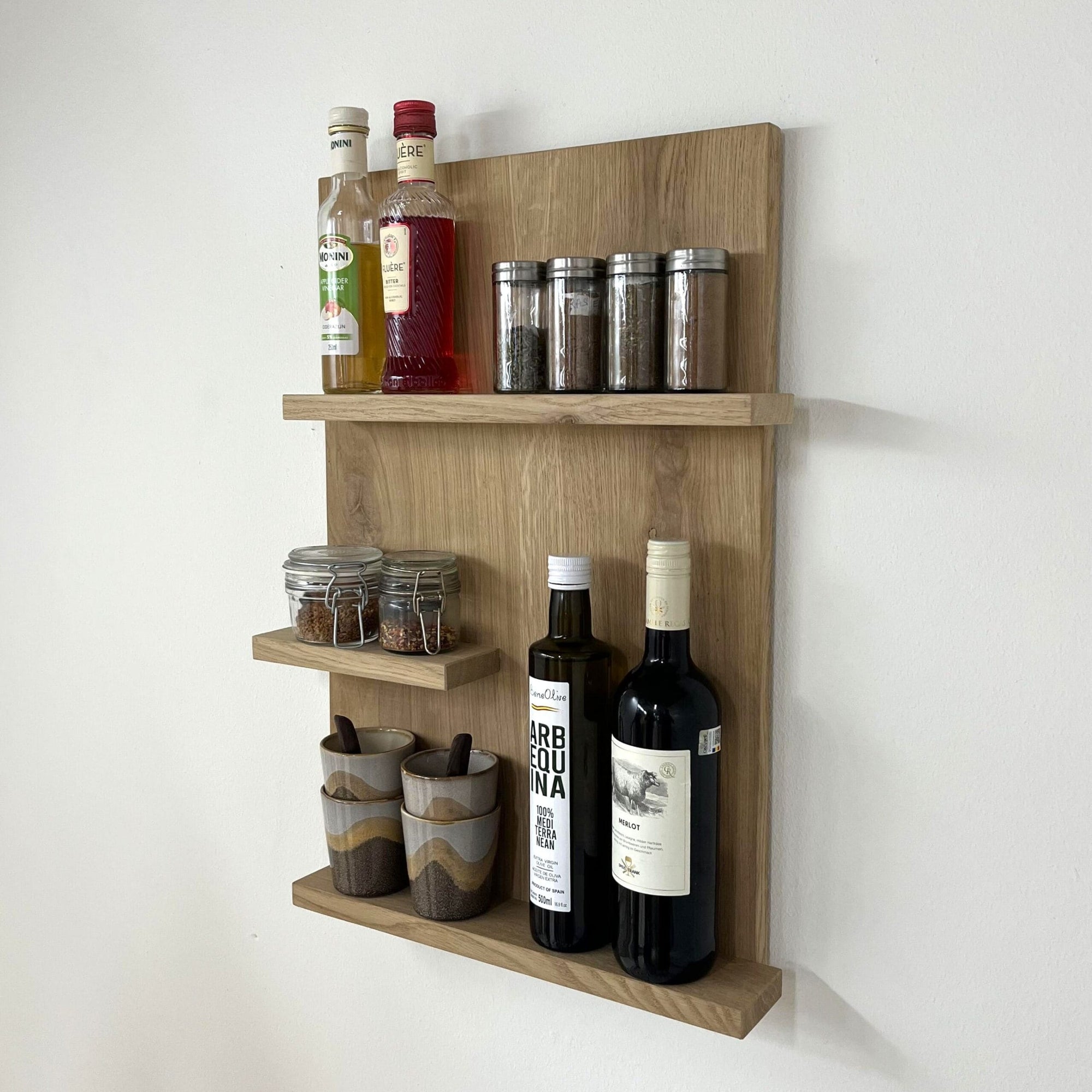 Planche Murale en Bois Chêne - 60x40 cm - Guusje