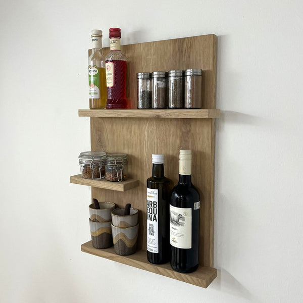 Planche Murale en Bois Chêne - 60x40 cm - Guusje