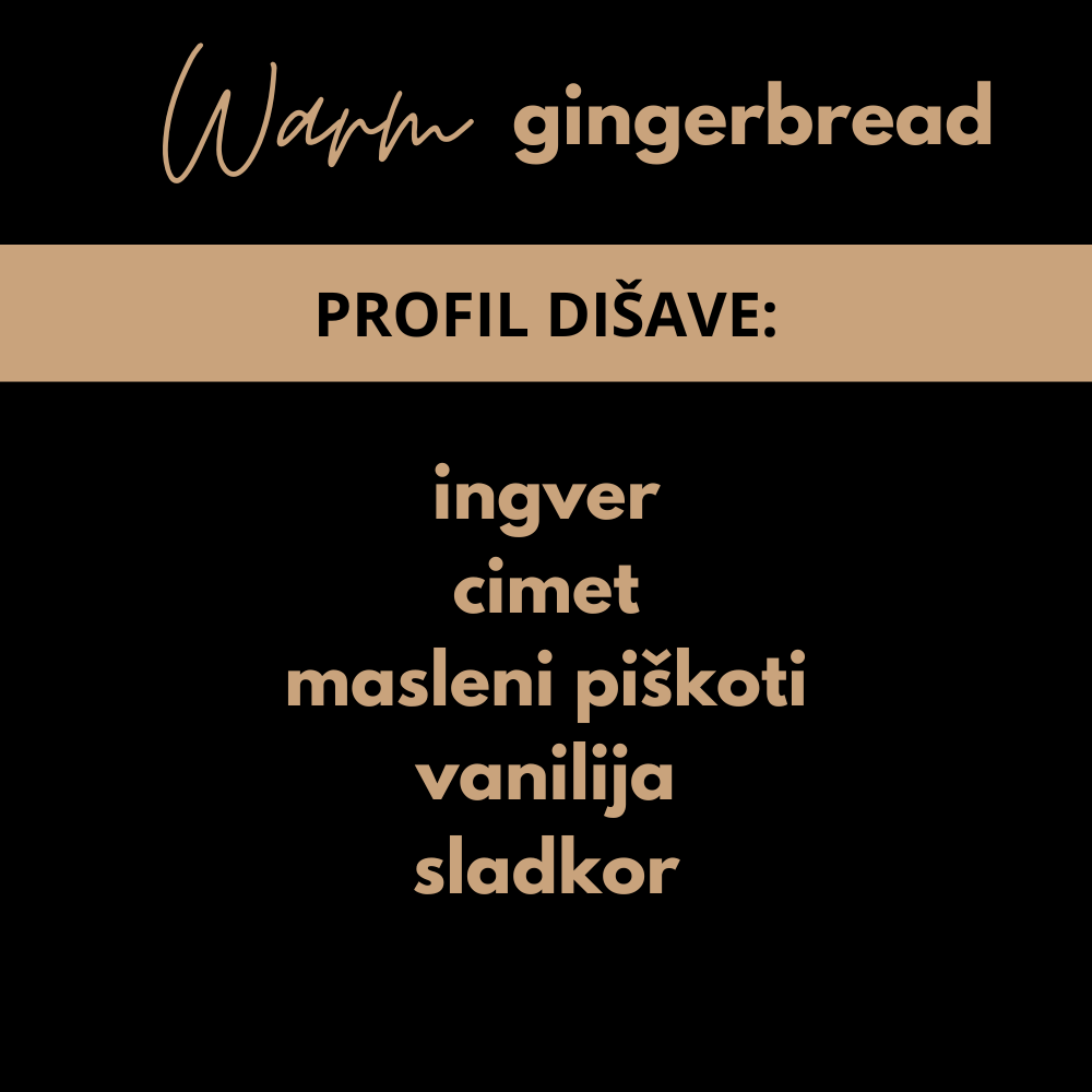 FRAGRANT WAX WARM GINGERBREAD