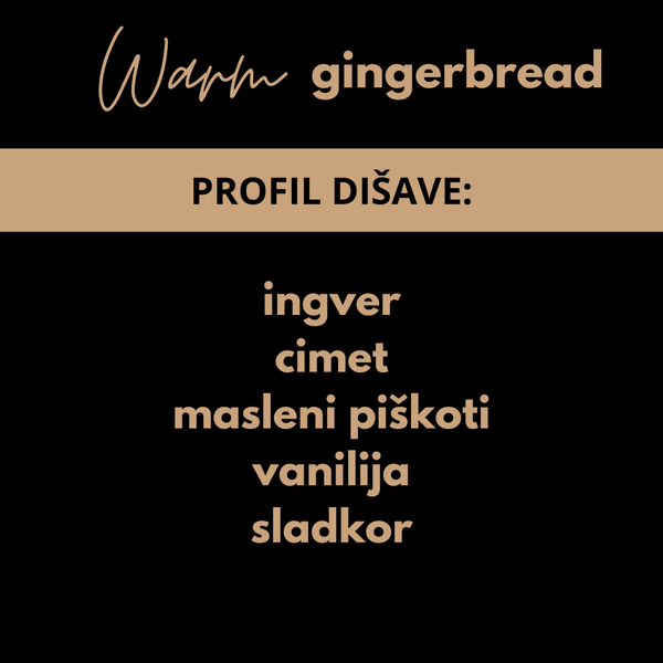 FRAGRANT WAX WARM GINGERBREAD