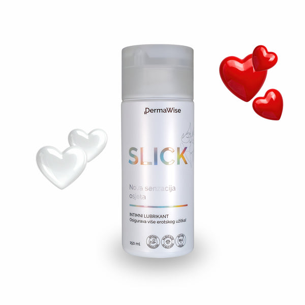 SLICK Premium intimni lubrikant prirodni sastojci dugotrajna hidratacija i povećana senzibilnost