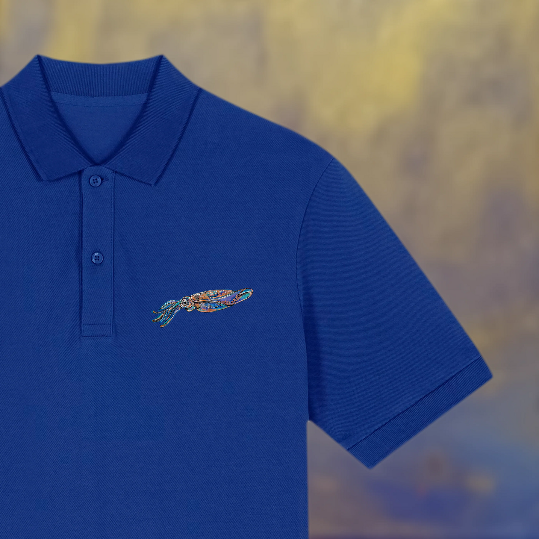 Polo t-shirt - indigo