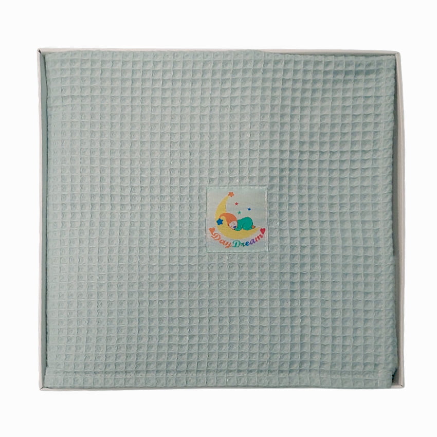 Waffle Blanket - Ash Green