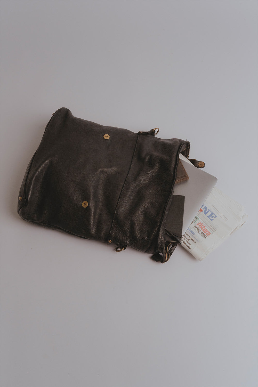 Zaino Brn-050 100% vera pelle Made in Italy - Barone Firenze