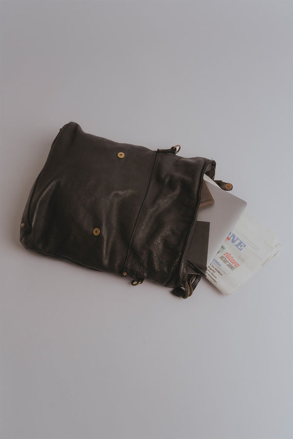 Zaino Brn-050 100% vera pelle Made in Italy - Barone Firenze
