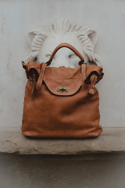 Strong Leather Backpack