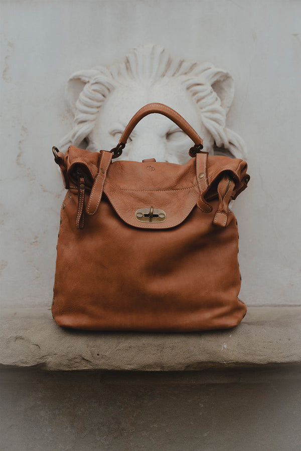 Strong Leather Backpack