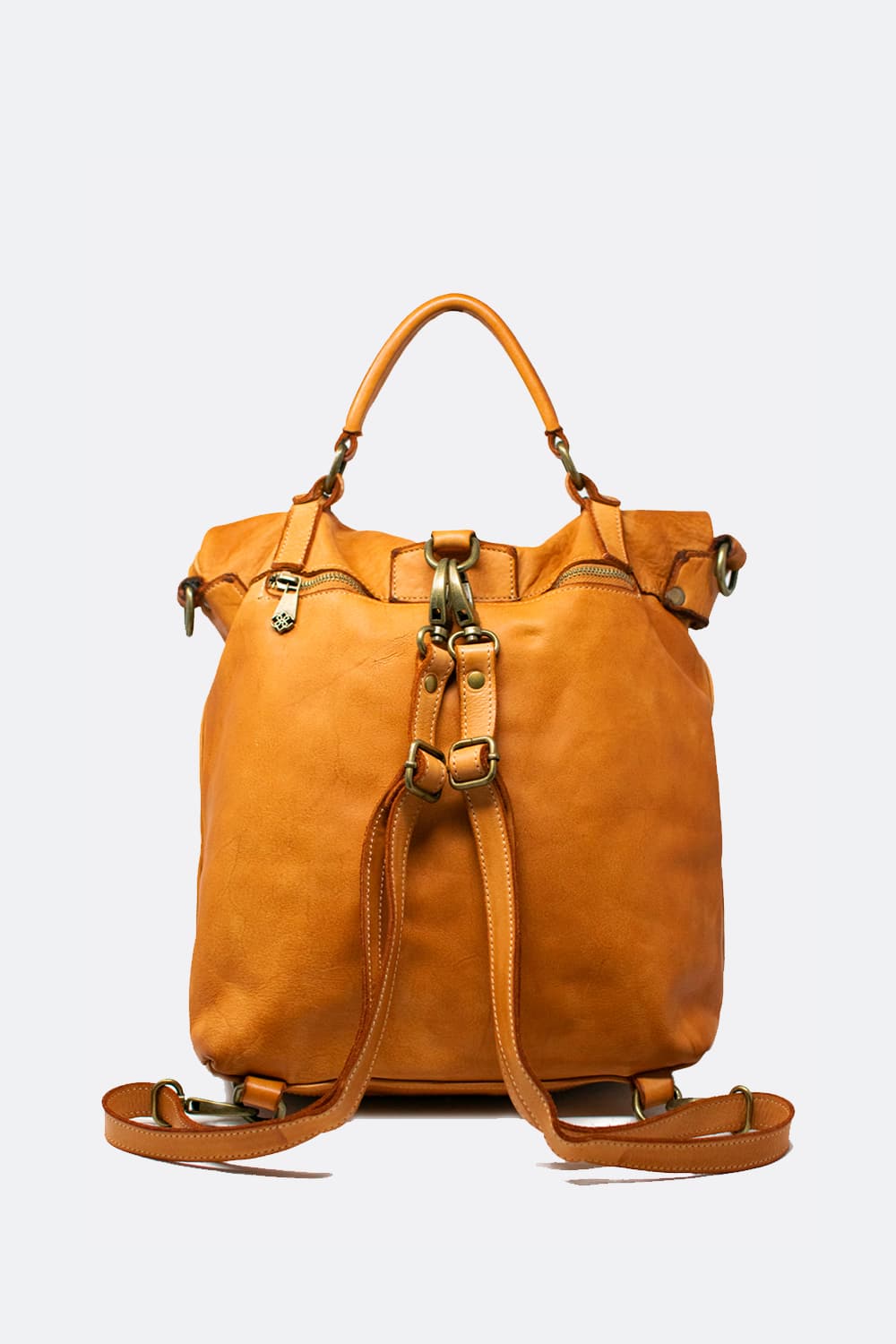 Zaino Forte Piccolo 100% vera pelle Made in Italy - Barone Firenze