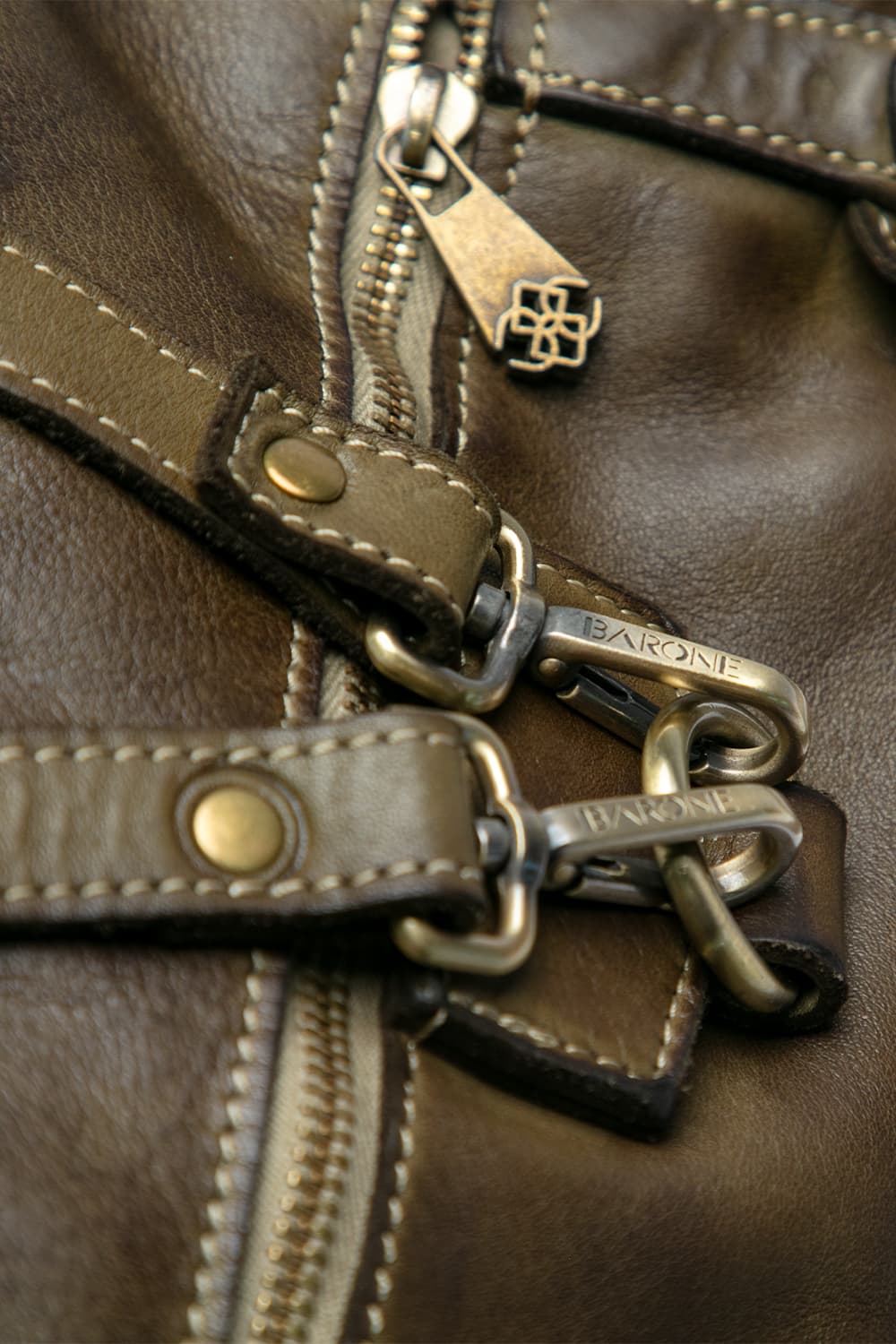 Zaino Forte 100% vera pelle Made in Italy - Barone Firenze