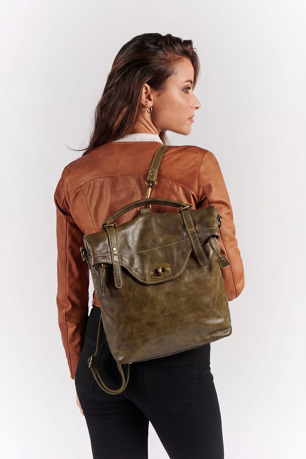 Zaino Forte 100% vera pelle Made in Italy - Barone Firenze