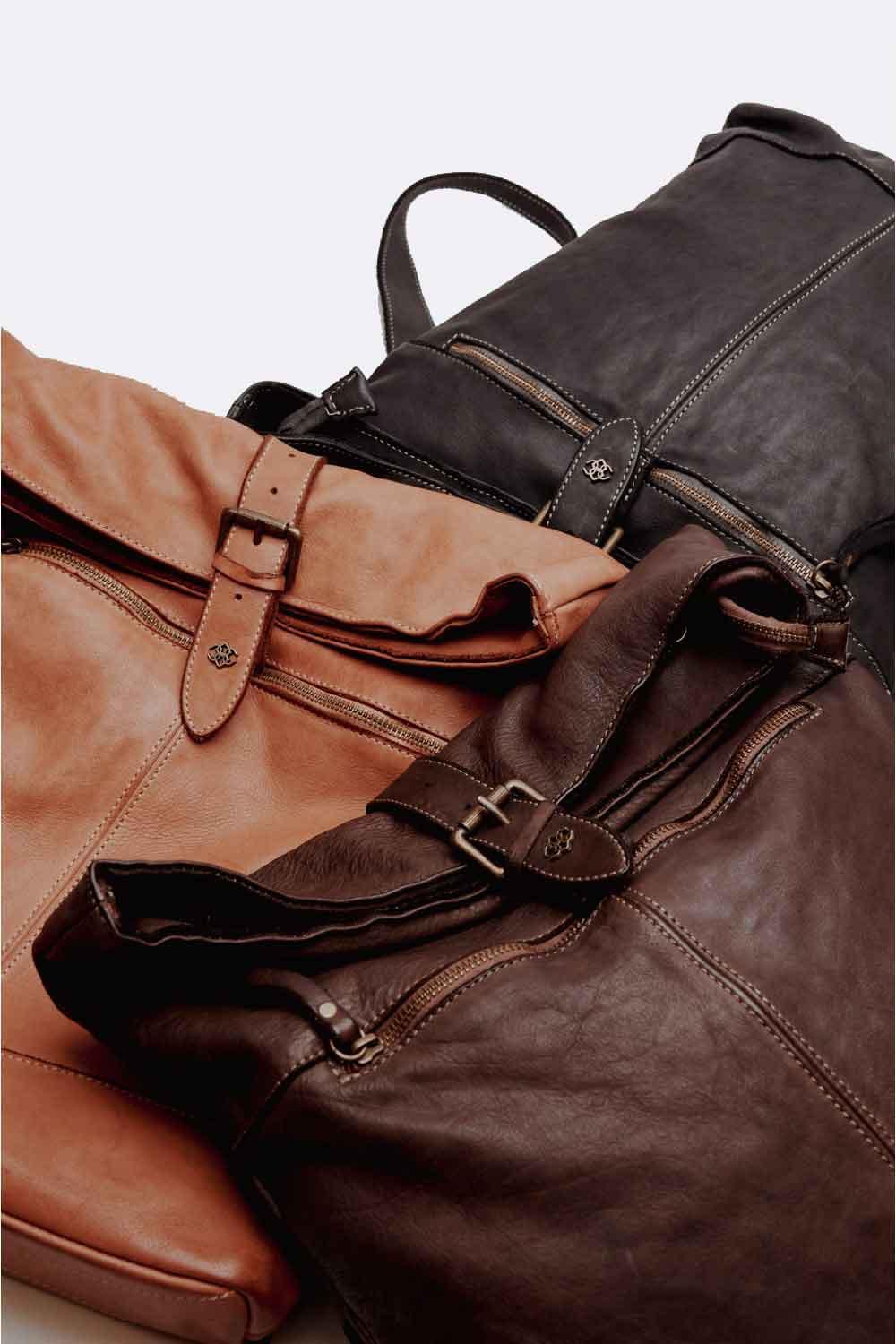 Grosseto Gold zaino 100% vera pelle Made in Italy - Barone Firenze