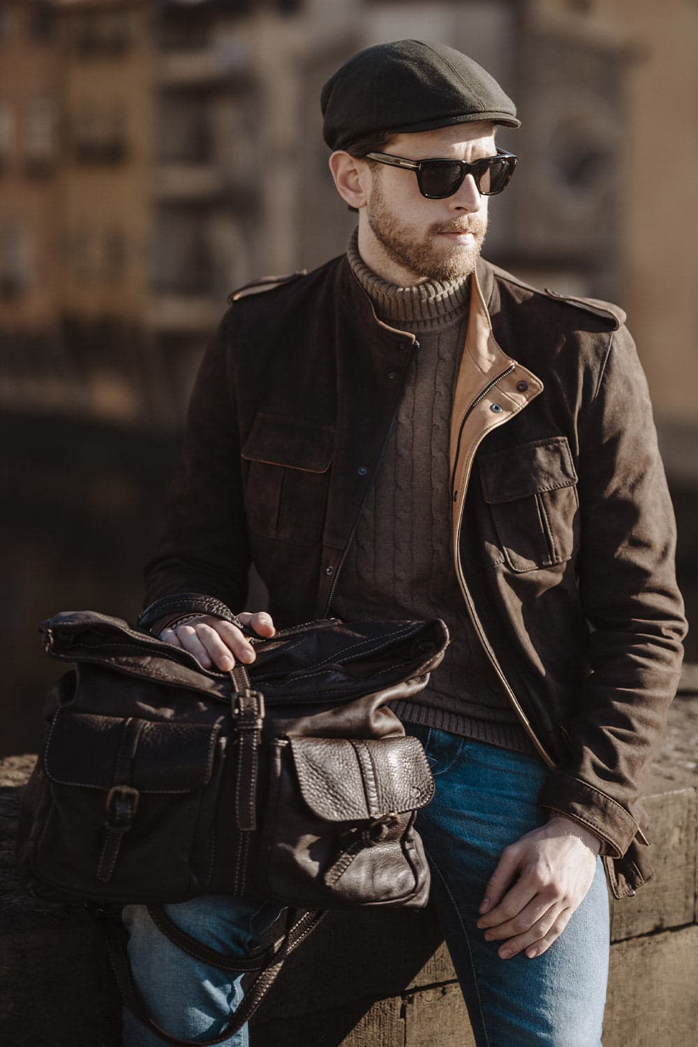 Massa zaino 100% vera pelle Made in Italy - Barone Firenze