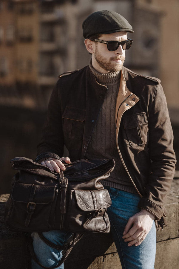 Massa zaino 100% vera pelle Made in Italy - Barone Firenze